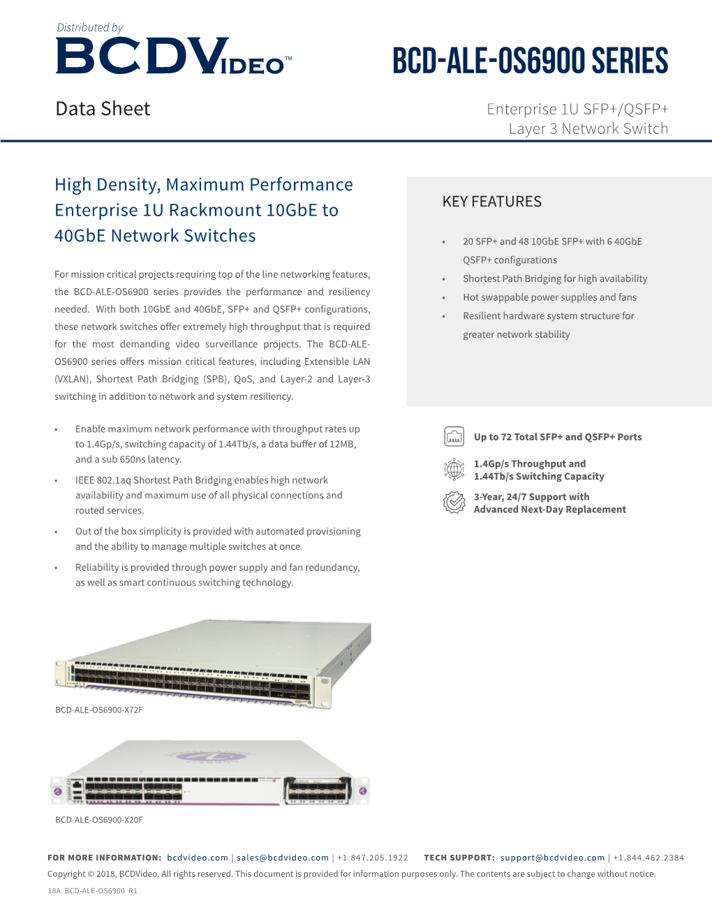 BCD-ALE-OS6900 Series