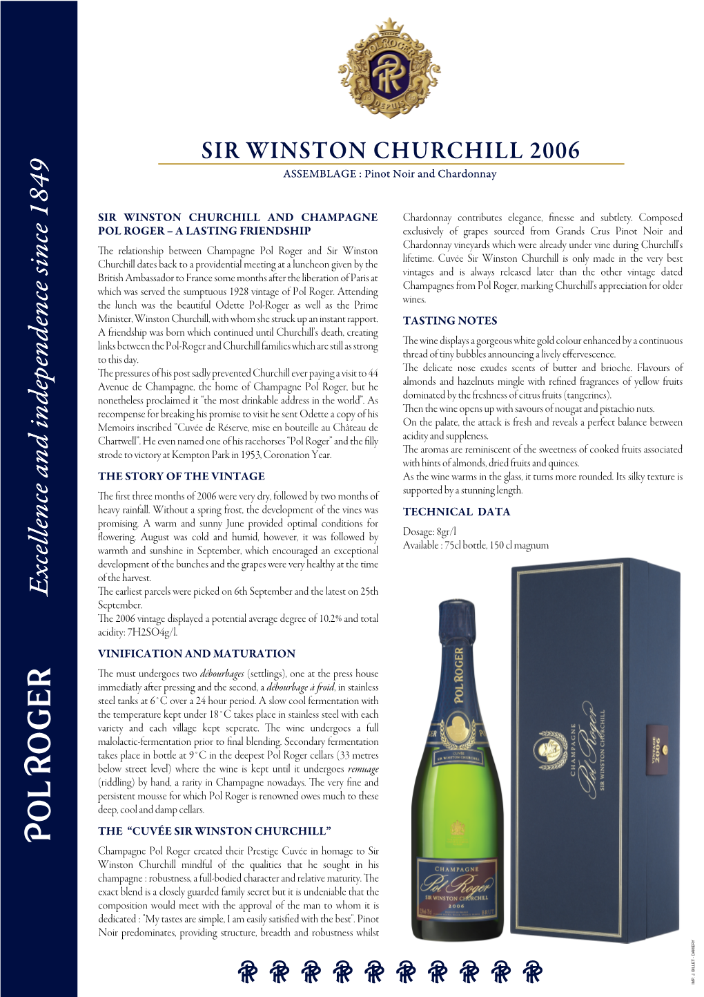 Cuvee Sir Winston Churchill 2006