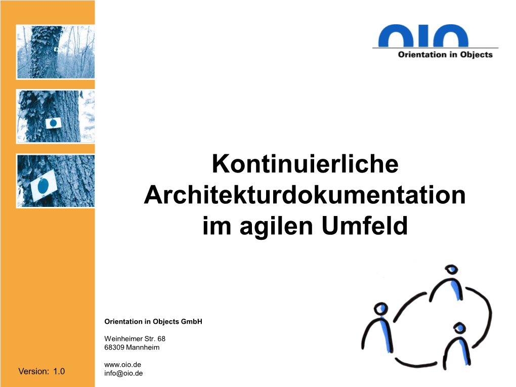 Kontinuierliche Architekturdokumentation Im Agilen Umfeld
