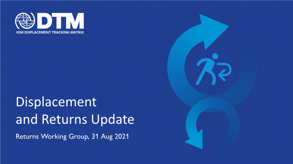 Displacement and Returns Update Returns Working Group, 31 Aug 2021 Protracted Displacement District of Origin Factsheet