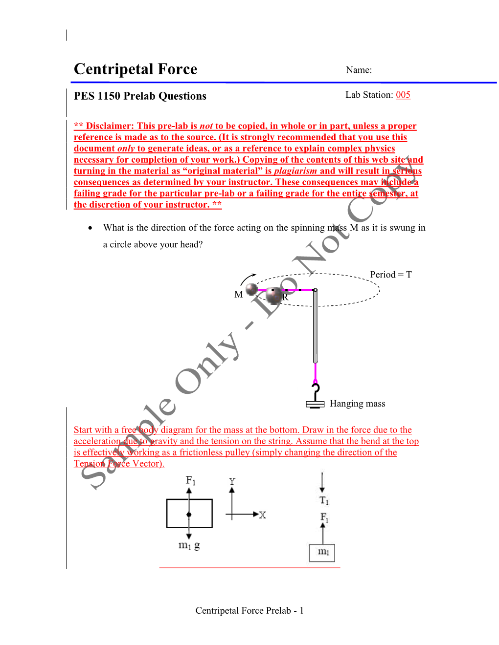 Prelab Questions Lab Station: 005