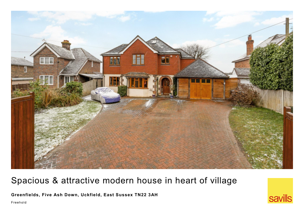 Spacious & Attractive Modern House in Heart of Village