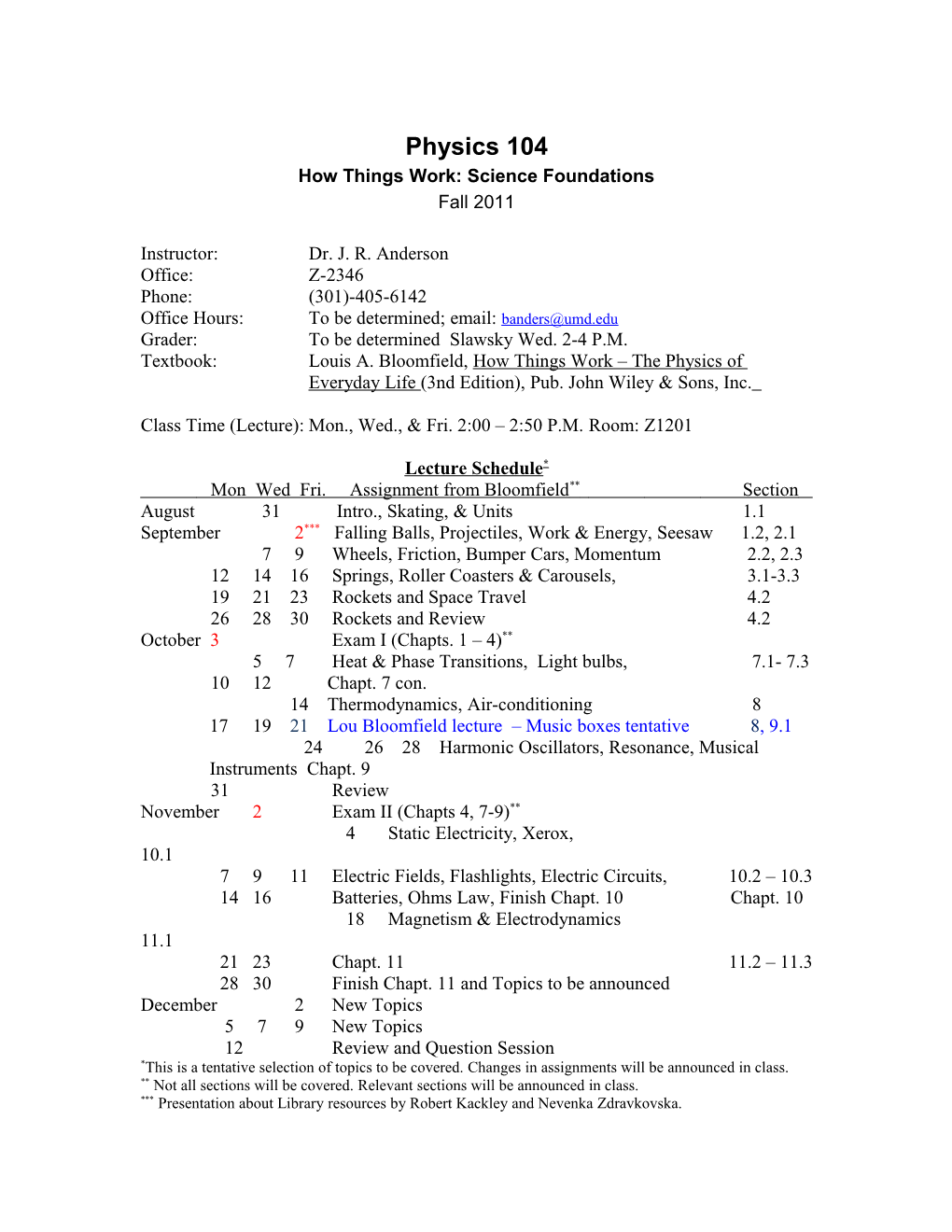 How Things Work: Science Foundations