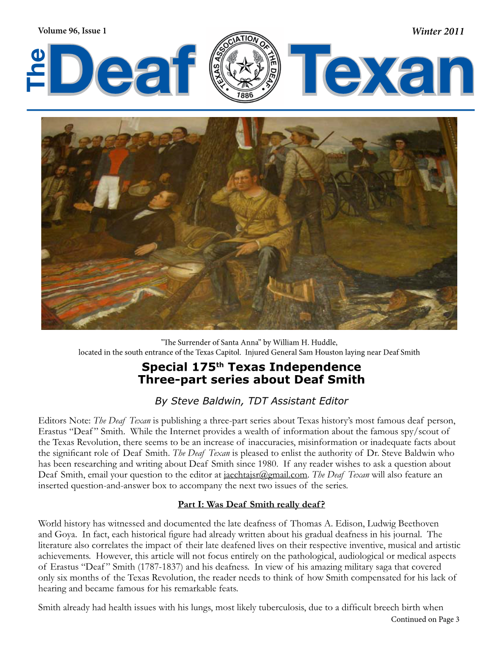 Special 175Th Texas Independence Three-Part Series About Deaf Smith