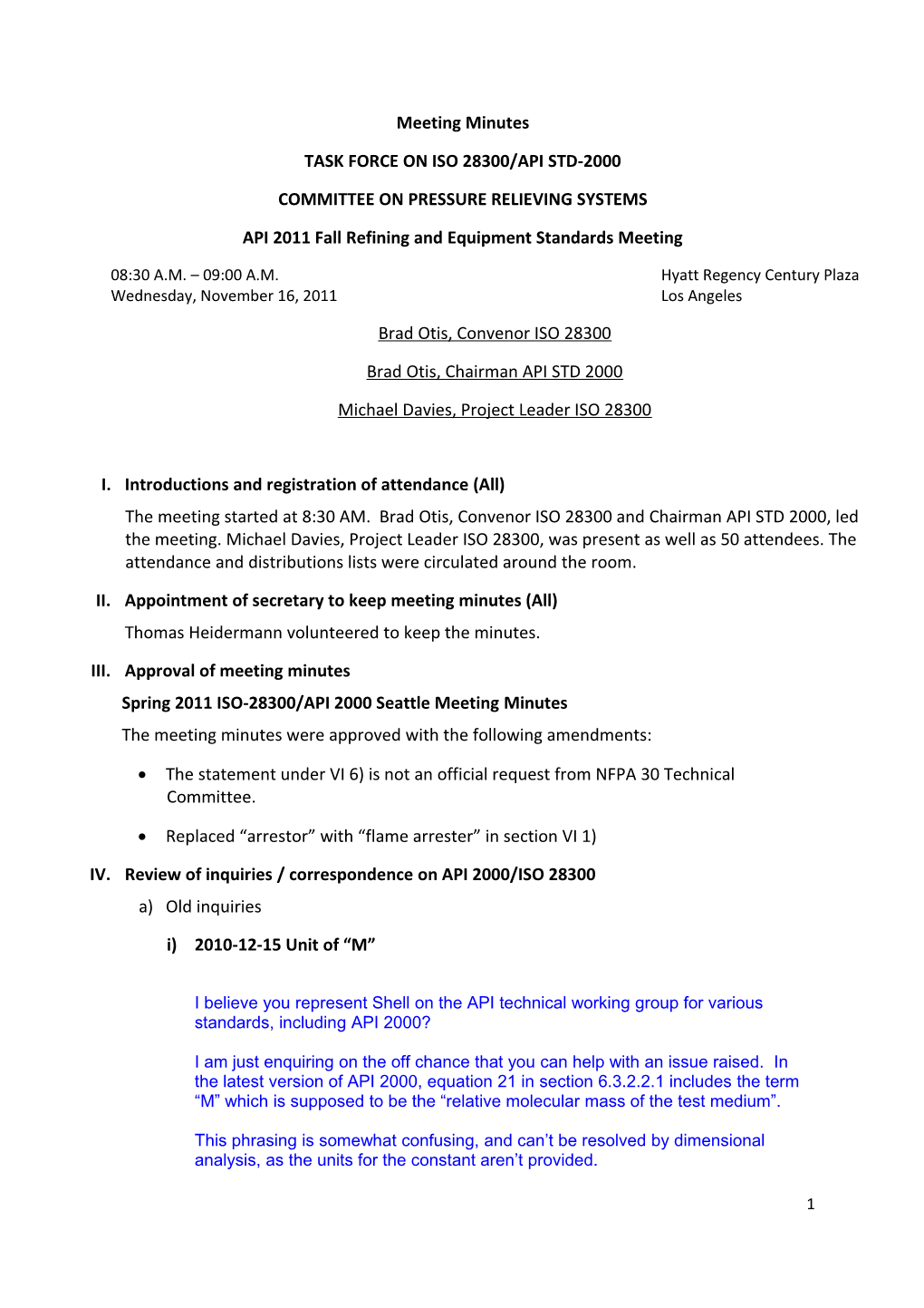 2011Fall ISO 28300 Meeting Minutes