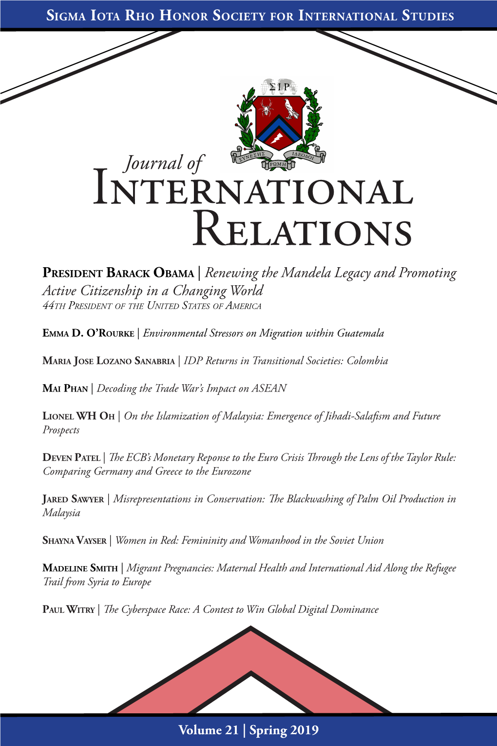 Journal of International Relations