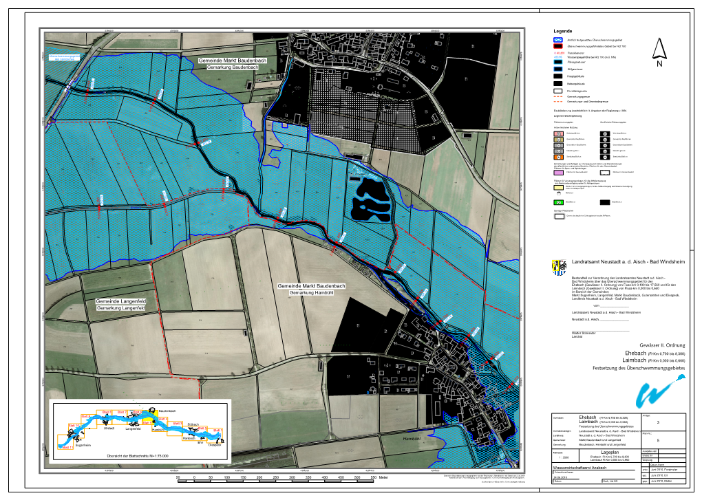 Hambühl , 1 131 S 9 Markt Sugenheim, Langenfeld, Markt Baudenbach, Gutenstetten Und Diespeck, 7 2 112 111 110 M Üh Landkreis Neustadt A.D