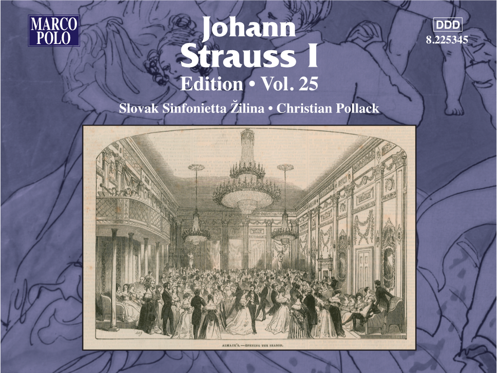 Johann DDD Strauss I 8.225345 Edition • Vol