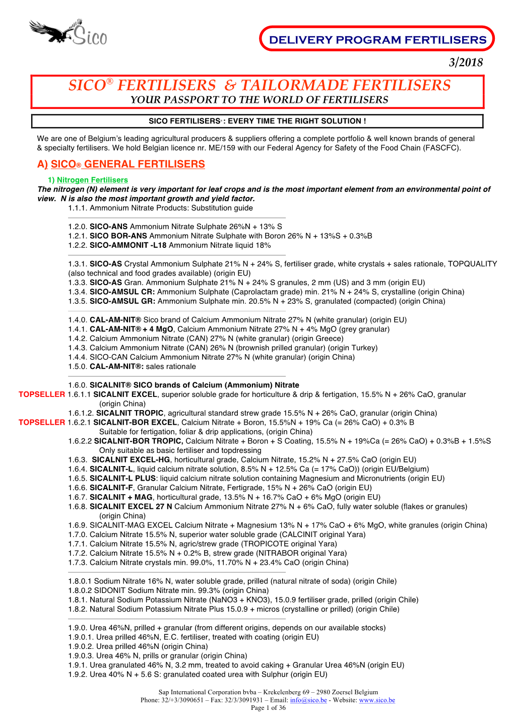 Sico Fertilisers Engels