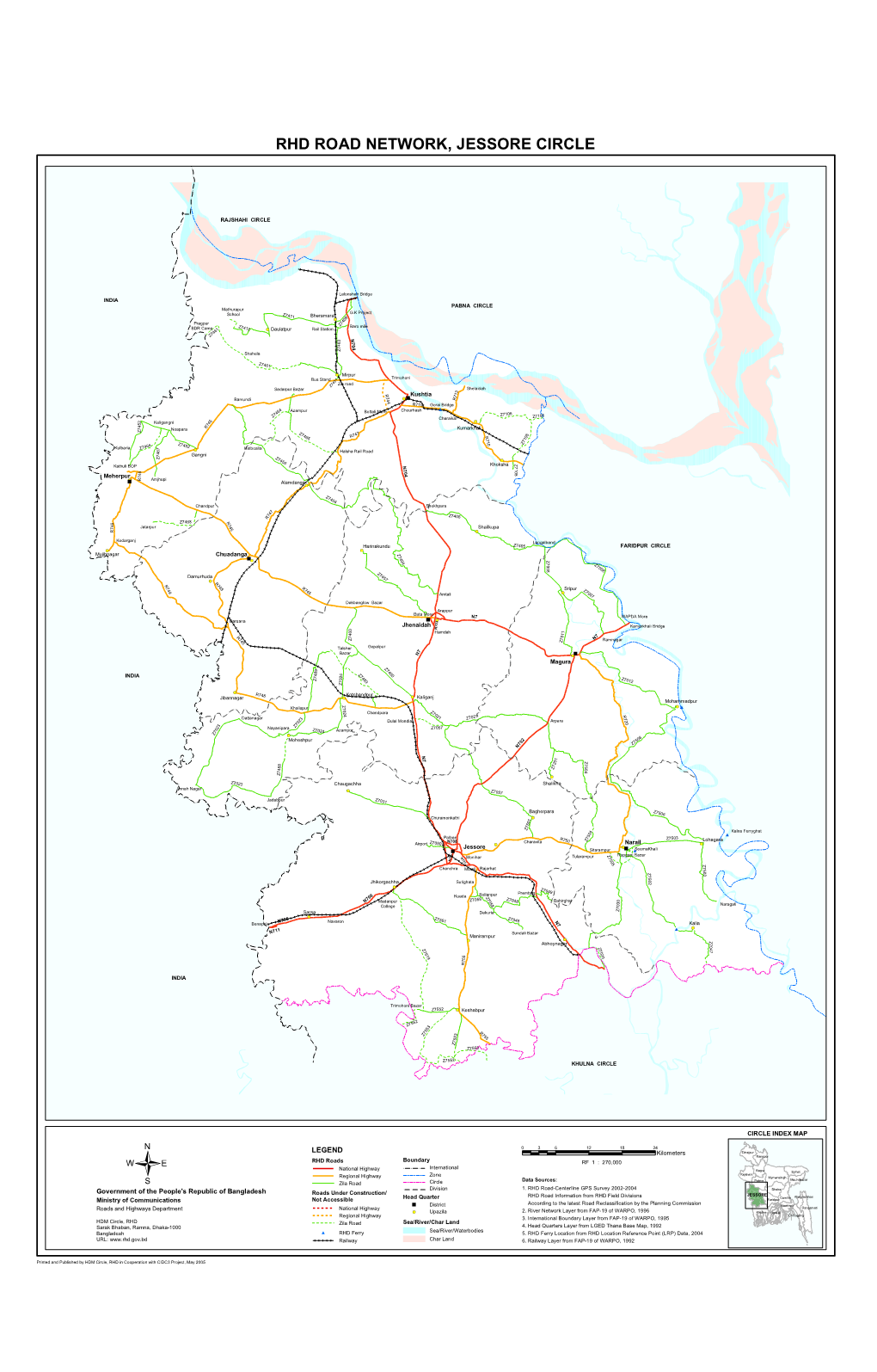 Rhd Road Network, Jessore Circle