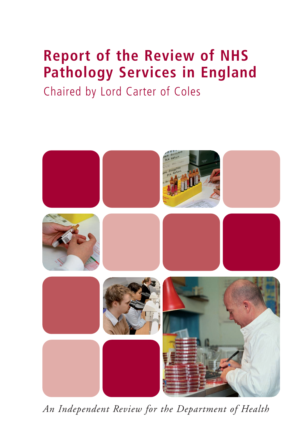 Report of the Review of NHS Pathology Services in England and Contact