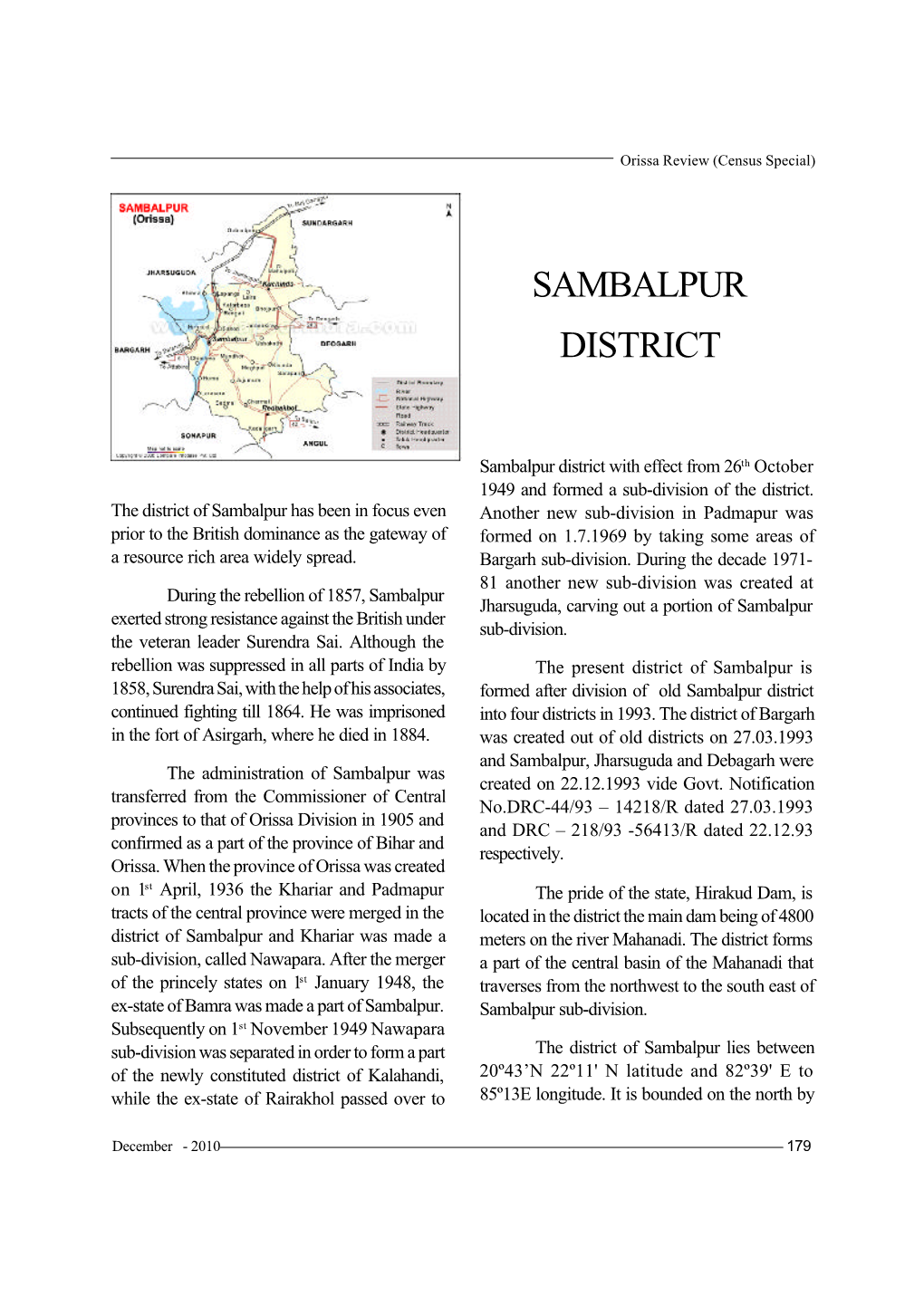 Sambalpur District