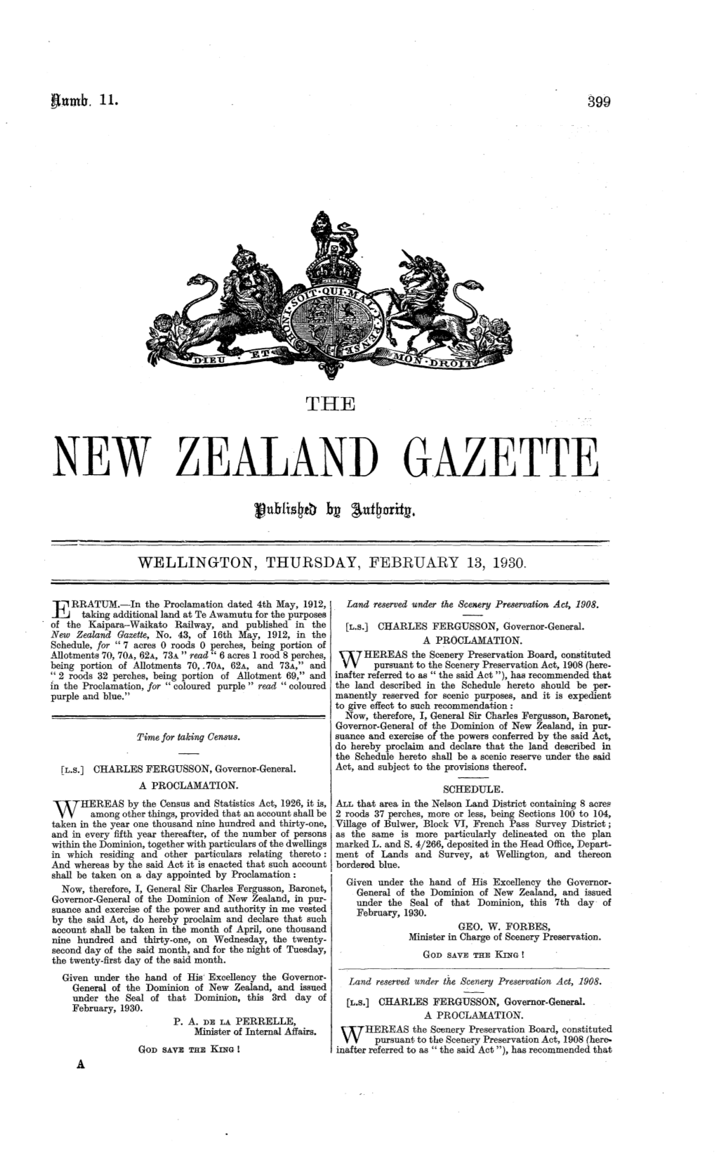 New Zealand Gazette