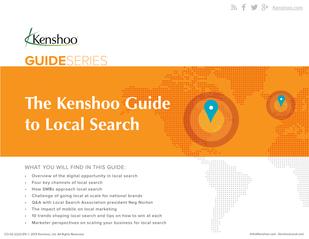 The Kenshoo Guide to Local Search