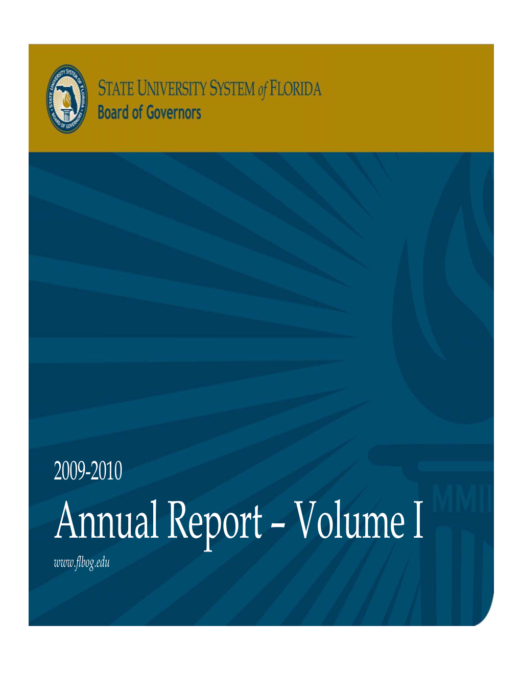 Annual Report – Volume I