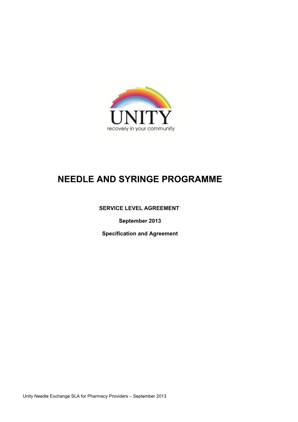 Needle and Syringe Programme