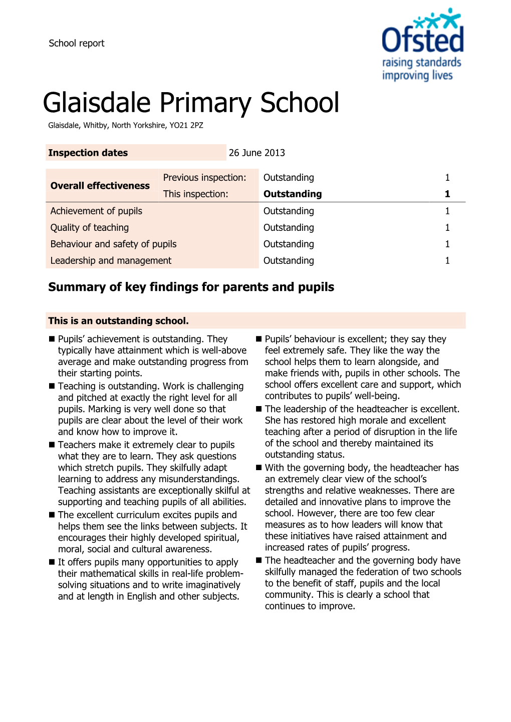 Ofsted Inspectors