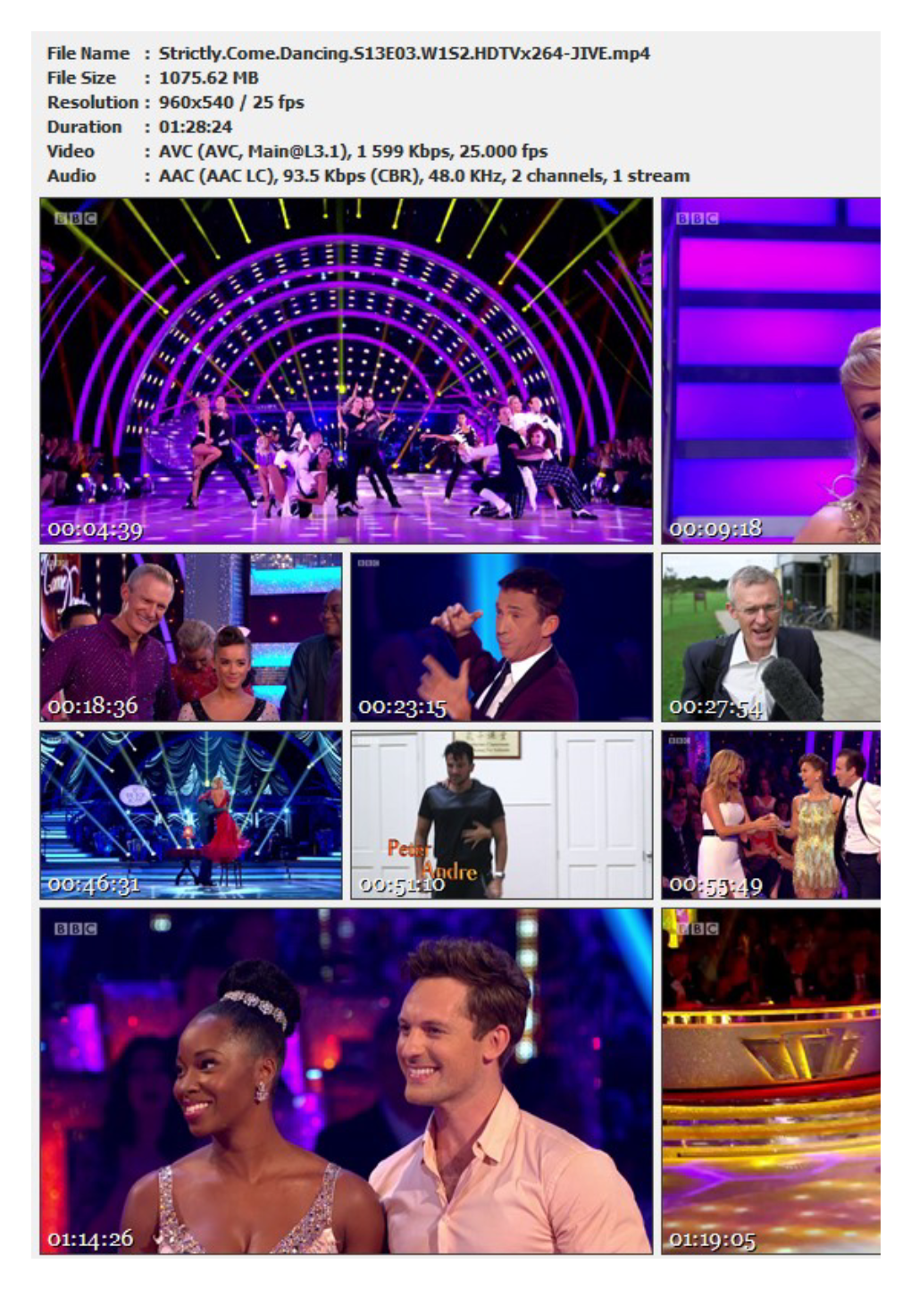Strictly Come Dancing S13E03 W1S2 Hdtvx264-JIVE Torrent in Series / TV Show