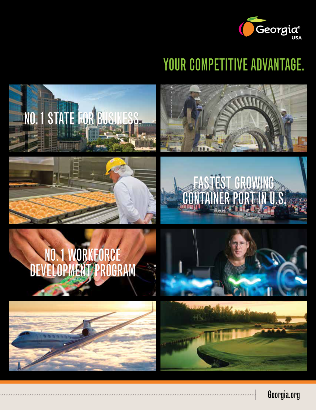 Your Competitive Advantage. No. 1 State for Business
