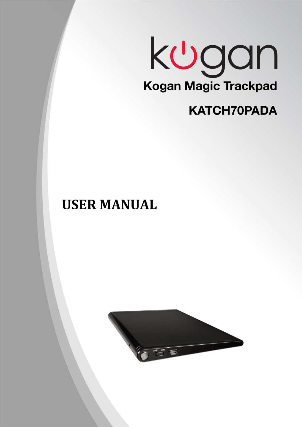 KATCH70PADA Kogan Magic Trackpad User Manual