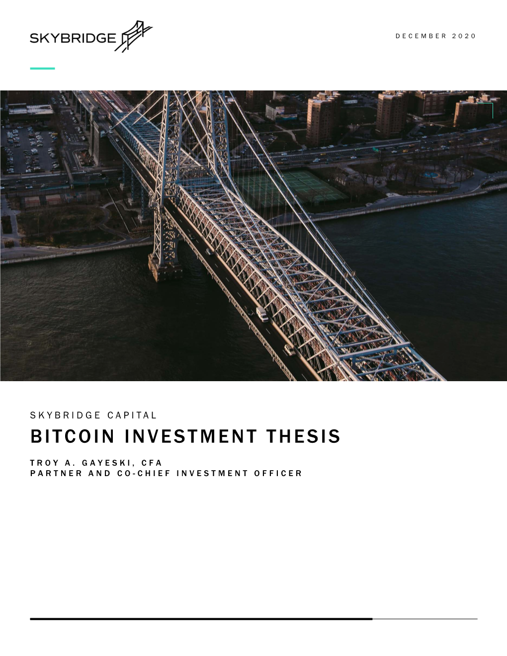 Bitcoin Investment Thesis