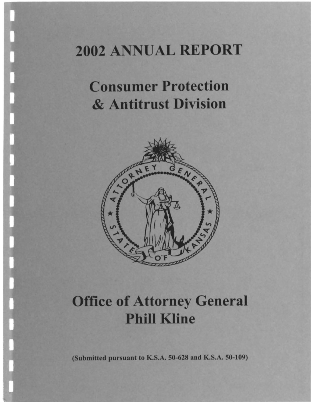 2002 Consumer Protection Annual Report