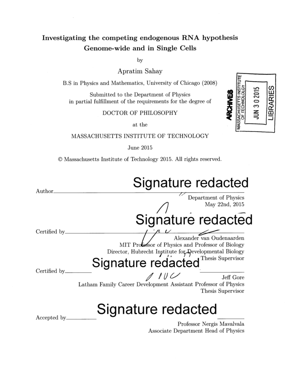 Signature Redacted