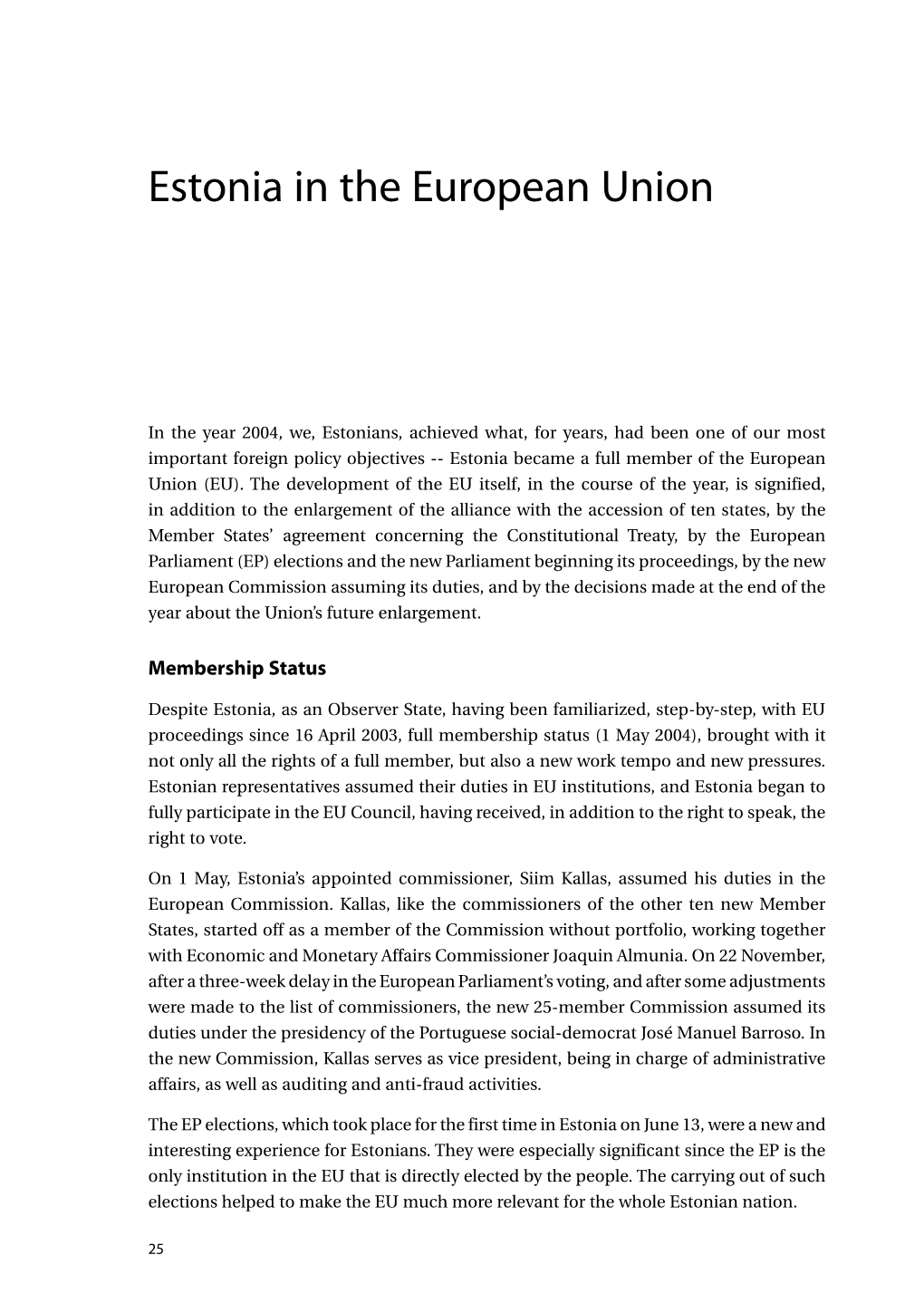 Estonia in the European Union