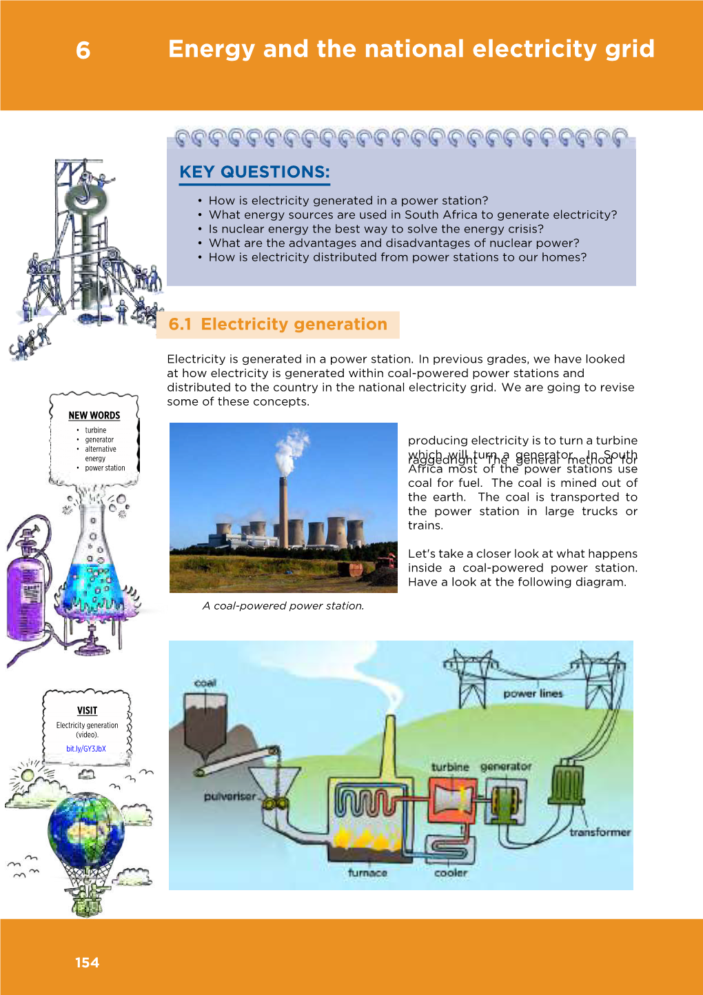 6 . Energy and the National Electricity Grid