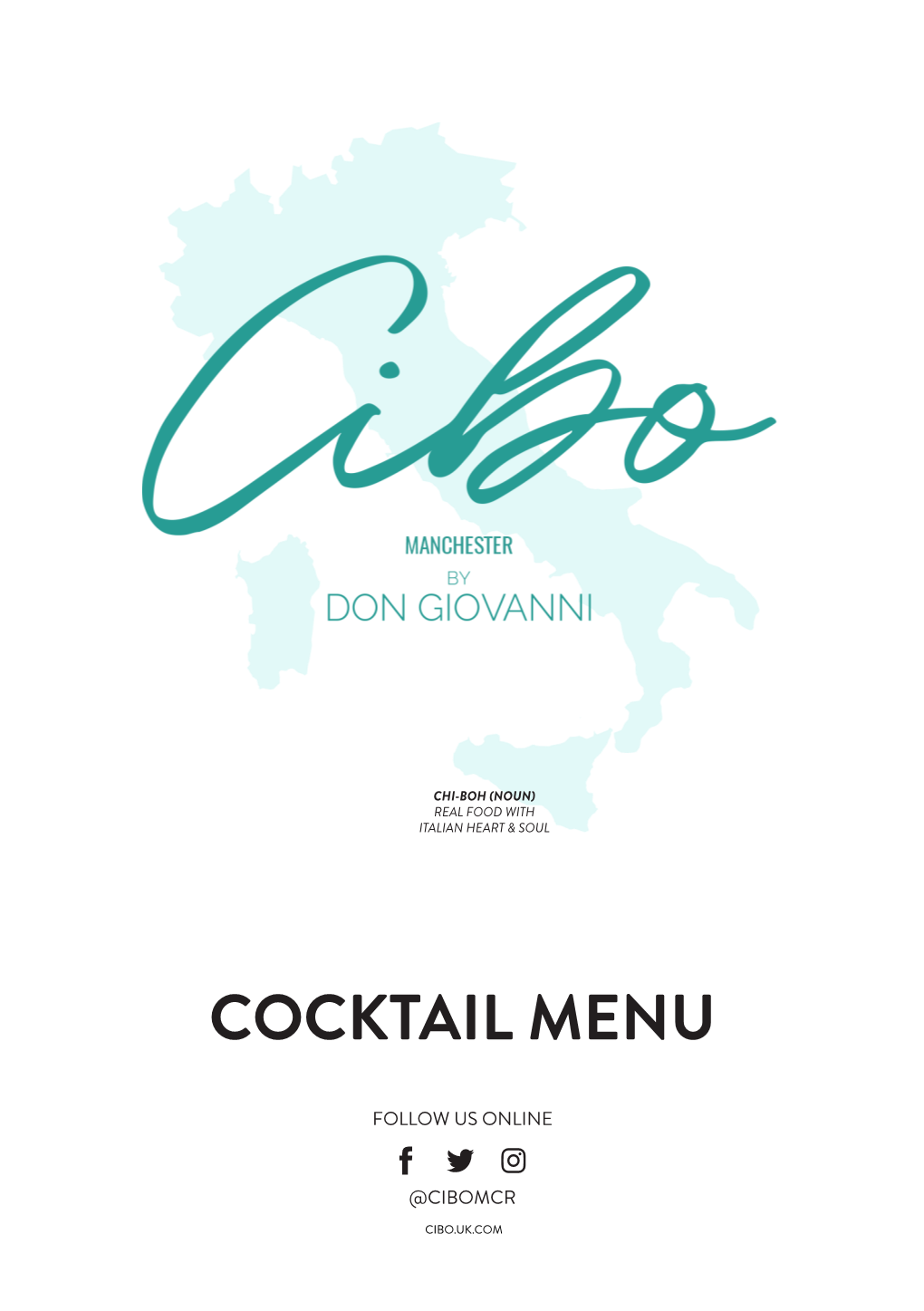 Cocktail Menu