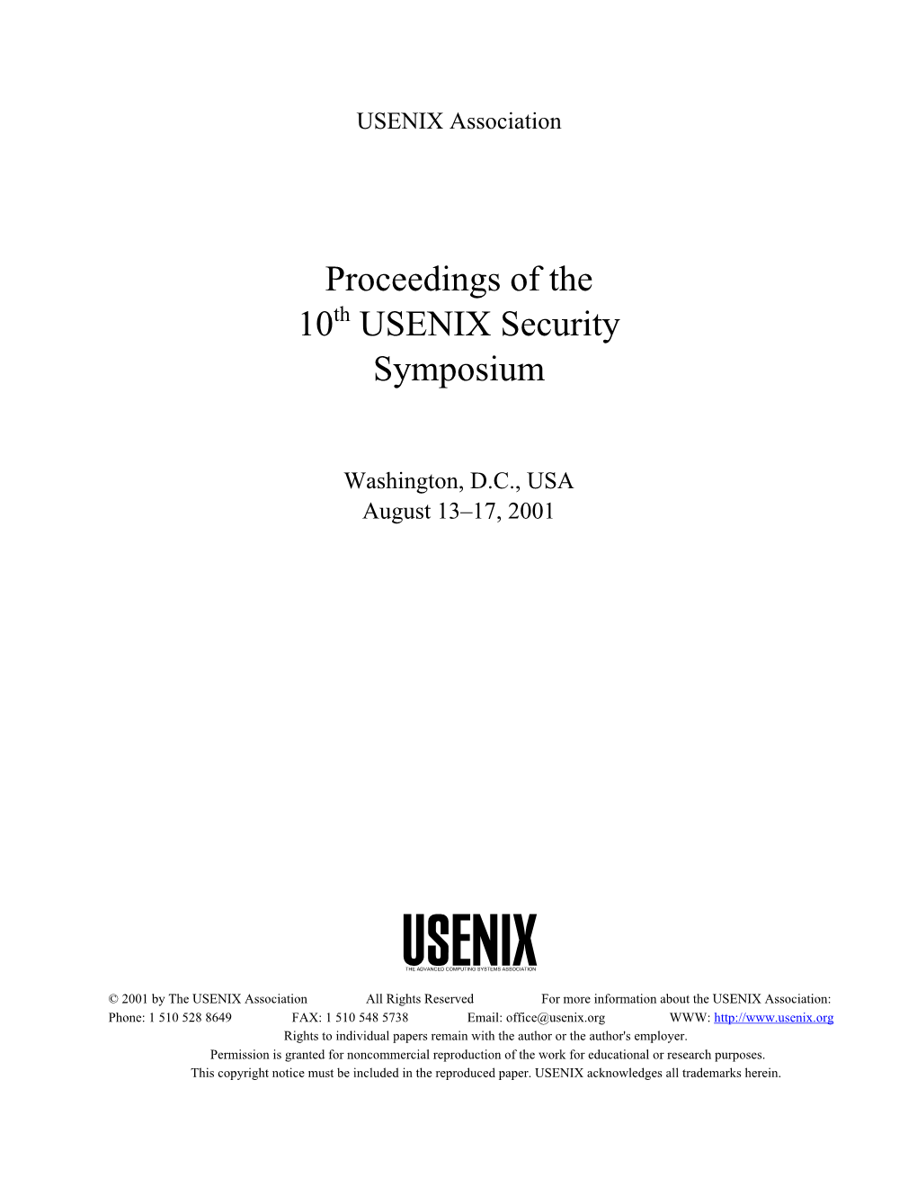 Usenix01 Final