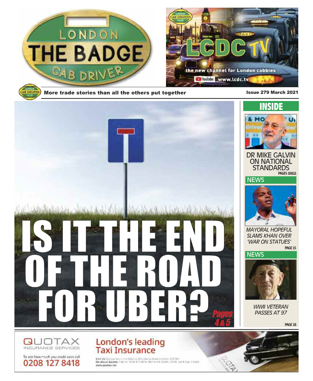 To Read the March Issue of the Badge