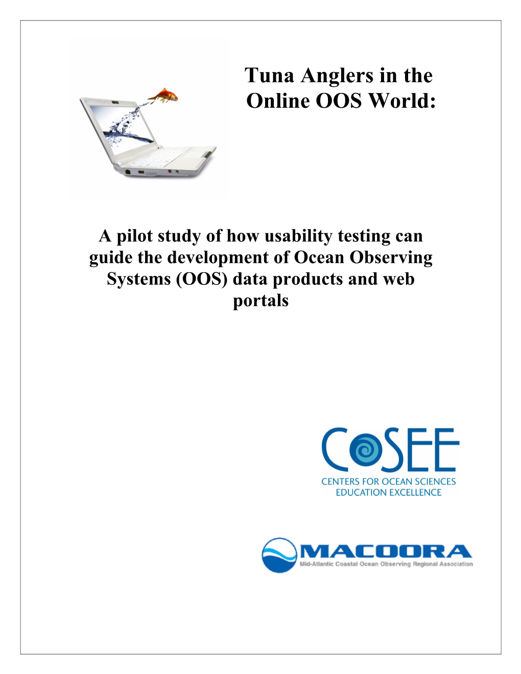 A Pilot Study of How Usability Testing Can Guide the Development of Ocean Observing Systems