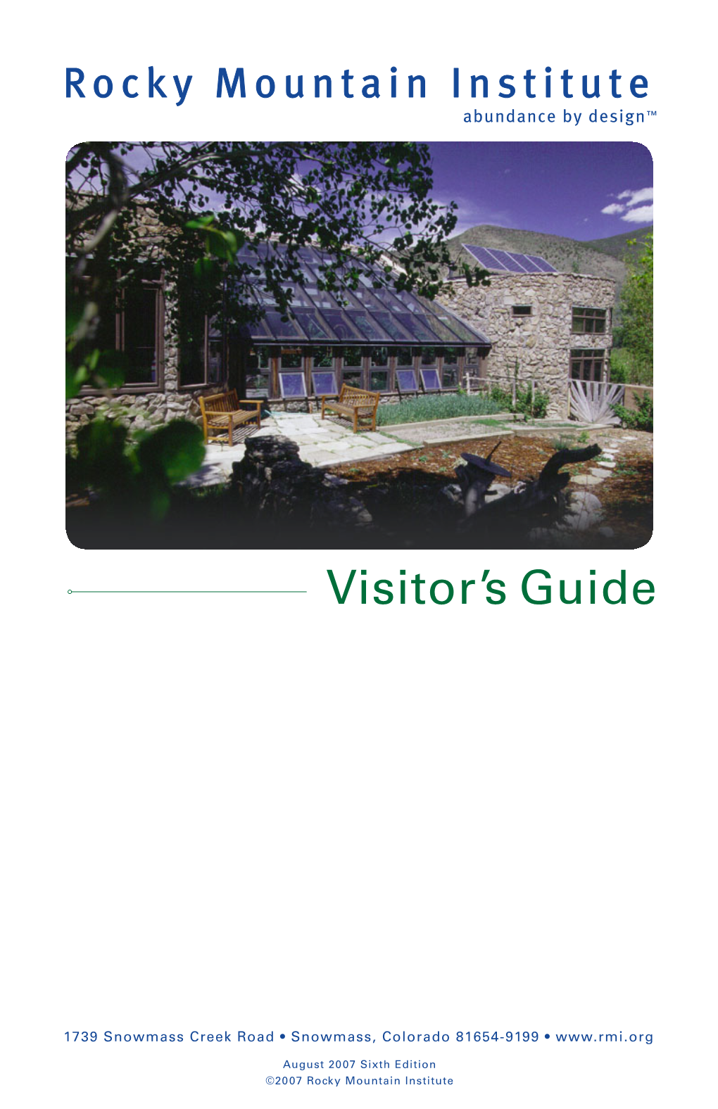 Visitor's Guide