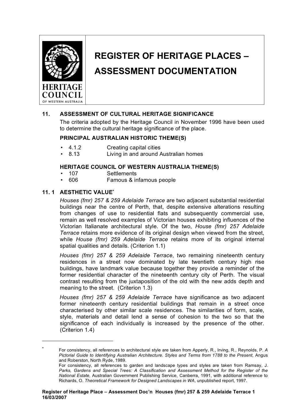 Assessment Documentation