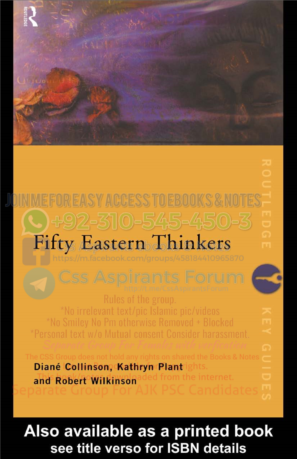 Fifty Eastern Thinkers