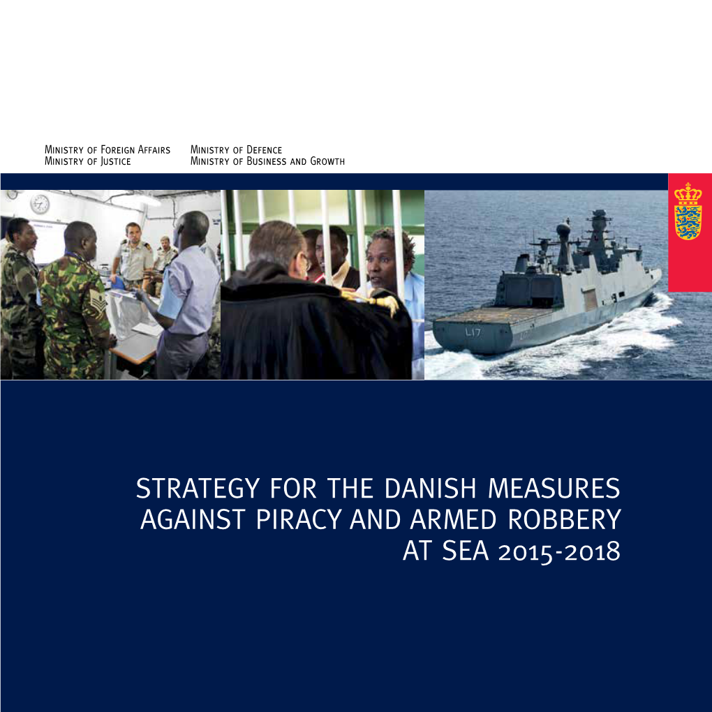 Strategy for the Danish Measures Against Piracy and Armed Robbery