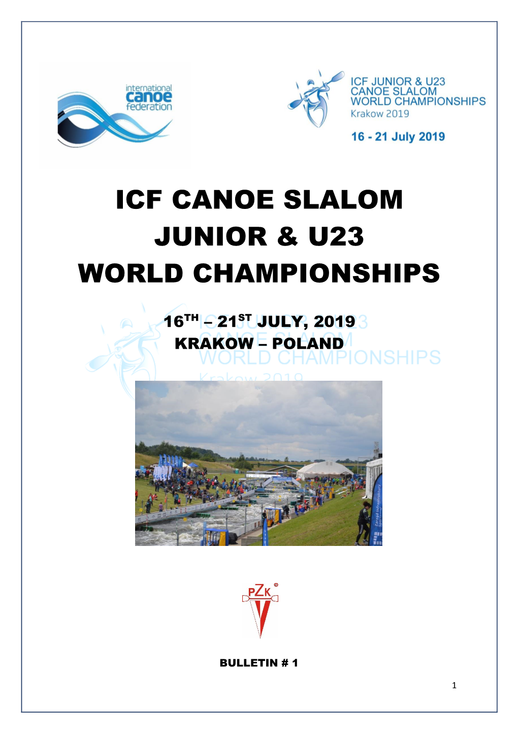 Icf Canoe Slalom Junior & U23 World Championships