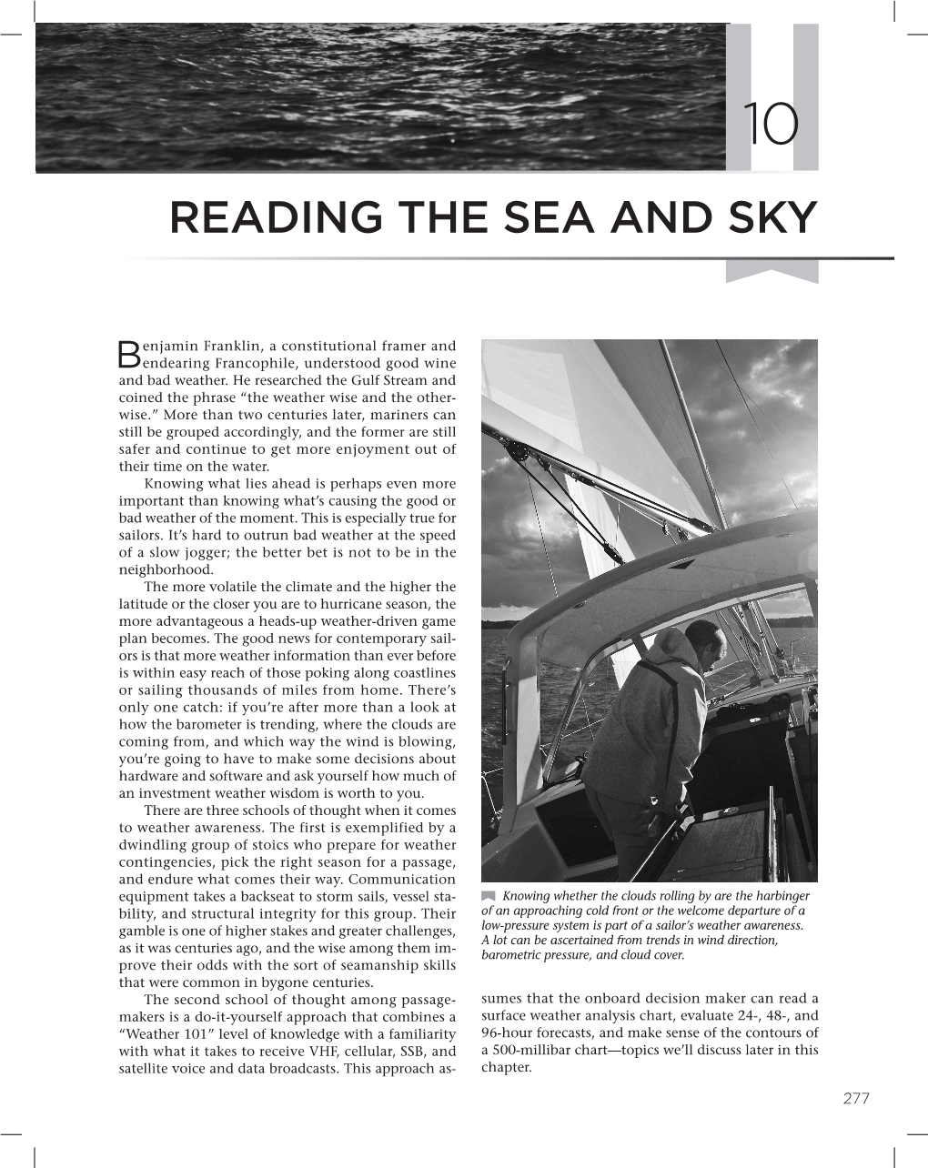 Reading the Sea and Sky