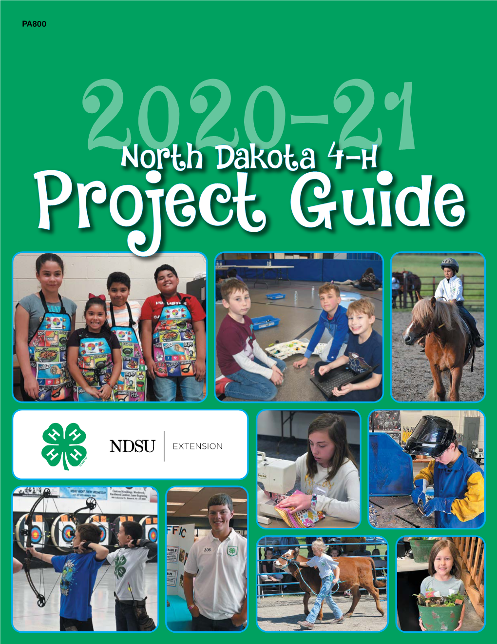 2020-21 North Dakota 4-H Project Guide (PA800)