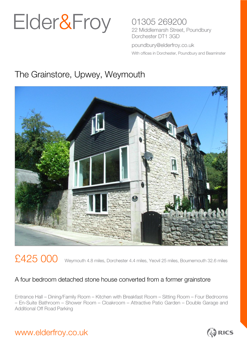 01305 269200 the Grainstore, Upwey, Weymouth