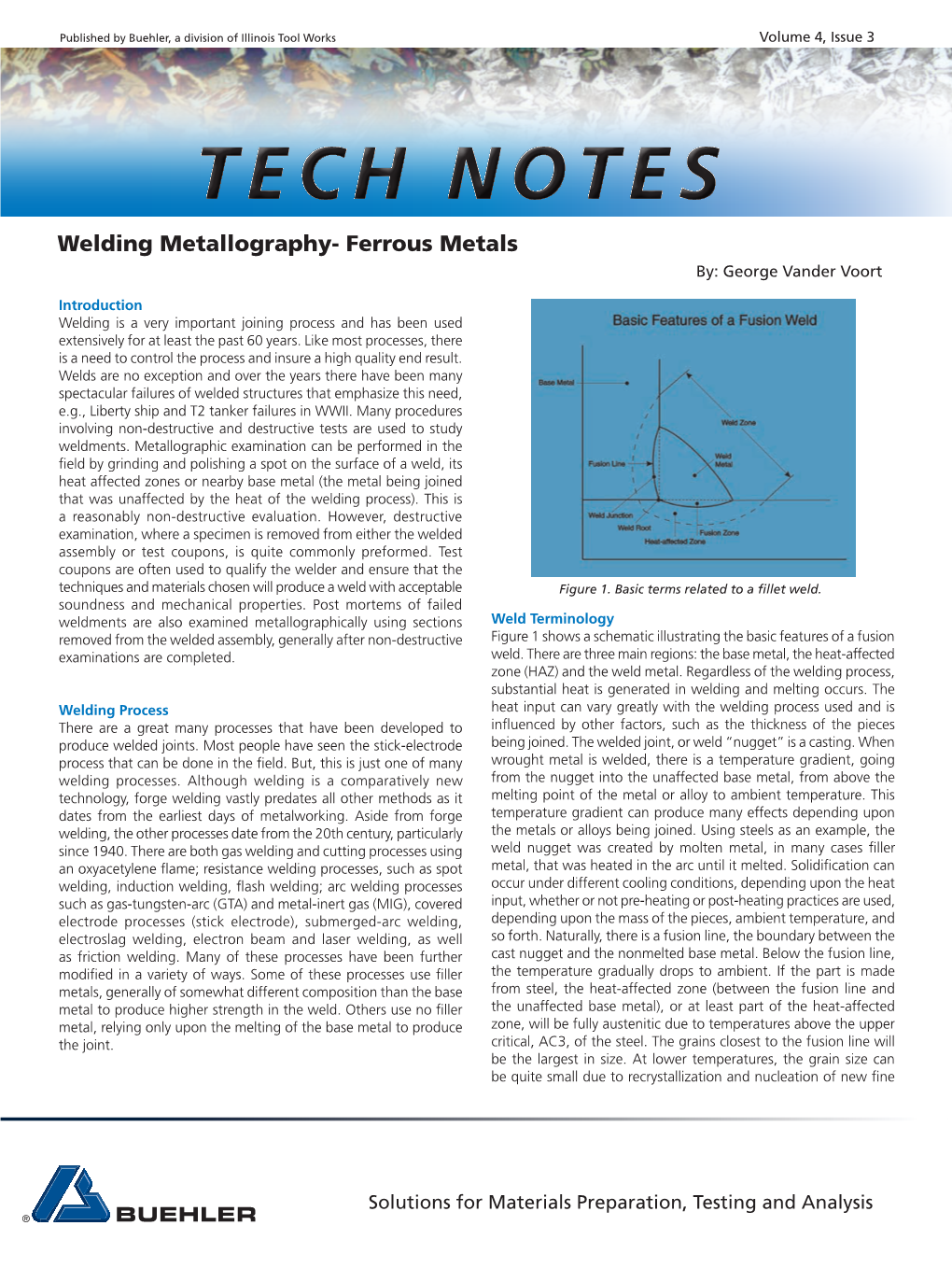 Volume 4 Issue 3: Welding Metallography