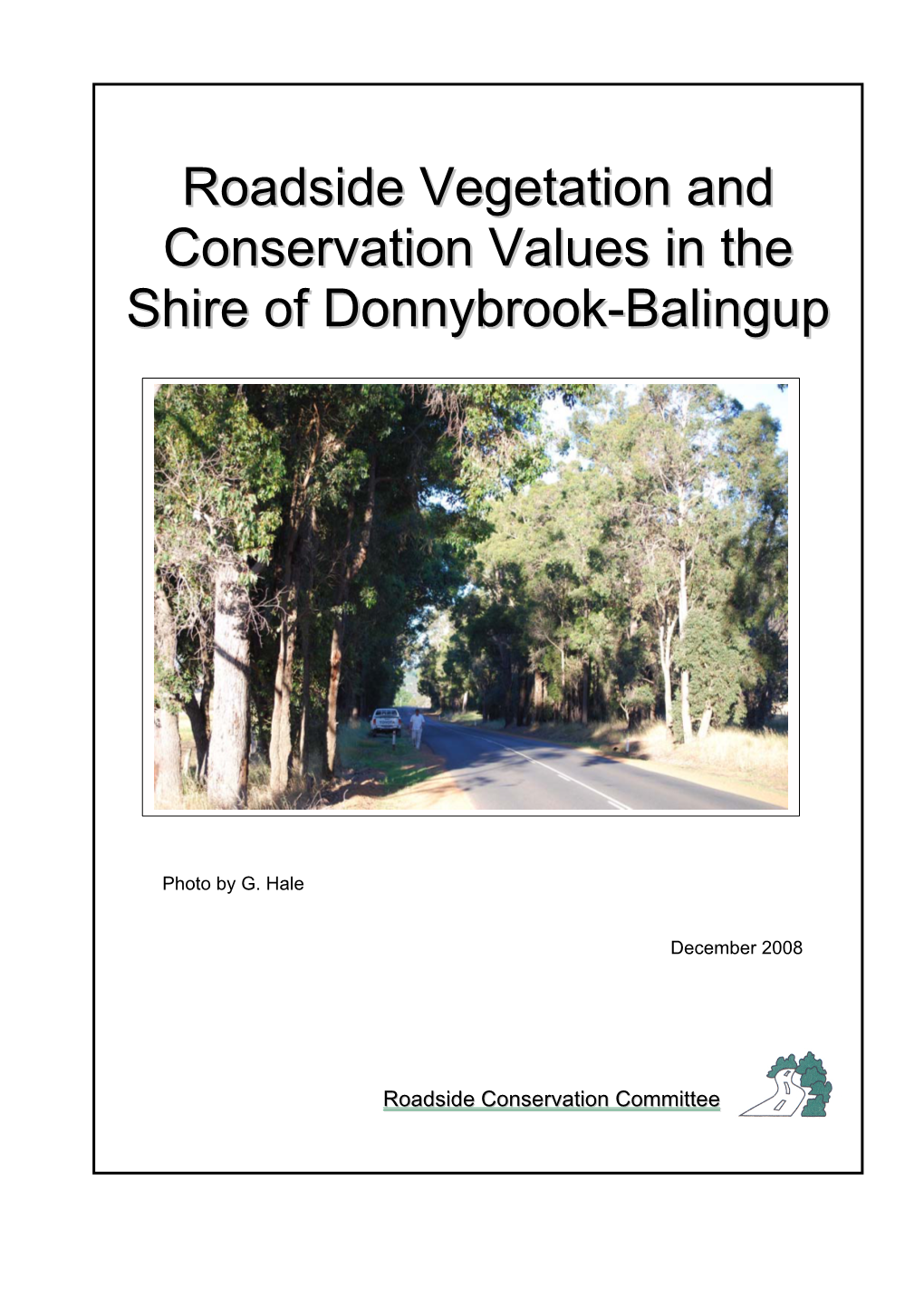 Shire of Donnybrook-Balingup Technical Report 20082.15 MB