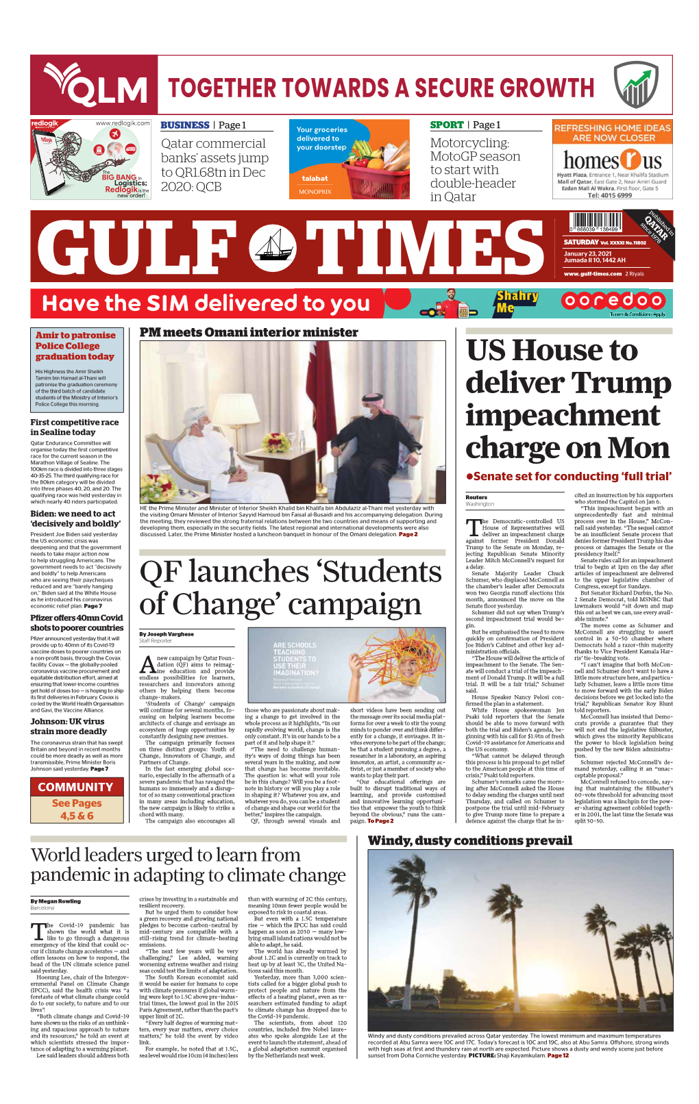 QF Launches 'Students of Change' Campaign