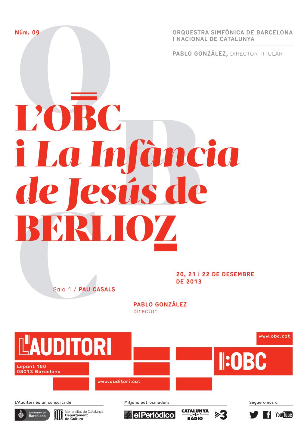 L'obc I La Infància De Jesús De BERLIOZ