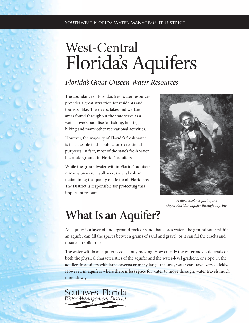 Aquifers Florida’S Great Unseen Water Resources