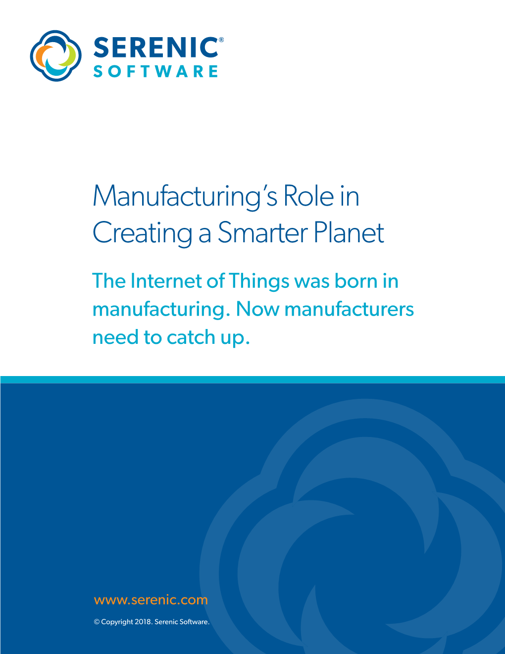Manufacturing's Role in Creating a Smarter Planet