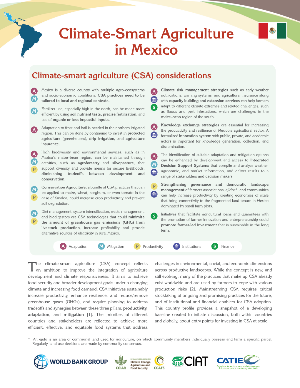 Climate-Smart Agriculture in Mexico