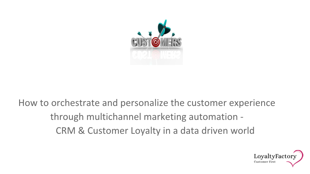 CRM & Customer Loyalt