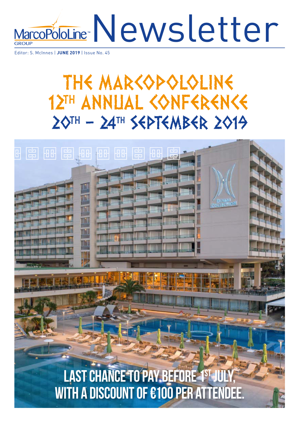 THE MARCOPOLOLINE 12TH ANNUAL CONFERENCE 20TH – 24 Th SEPTEMBER 2019